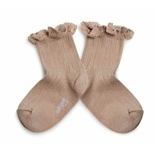 [ 꼴레지앙]  LiLi Ankle socks  no. 226 Petite Taupe